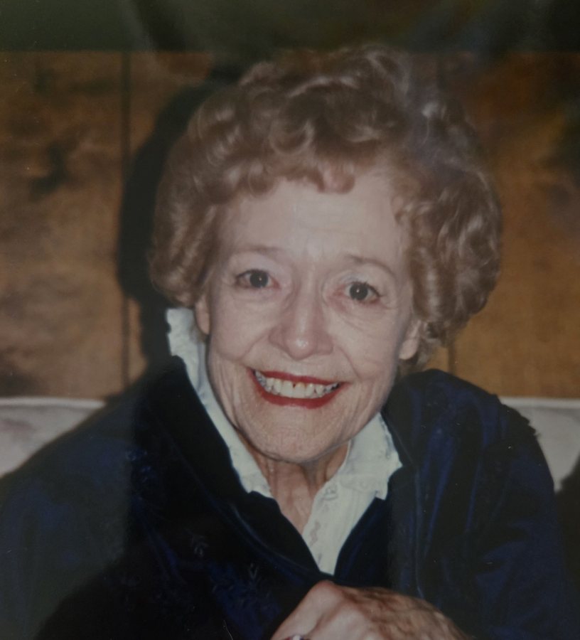 Lucile Cameron smiling